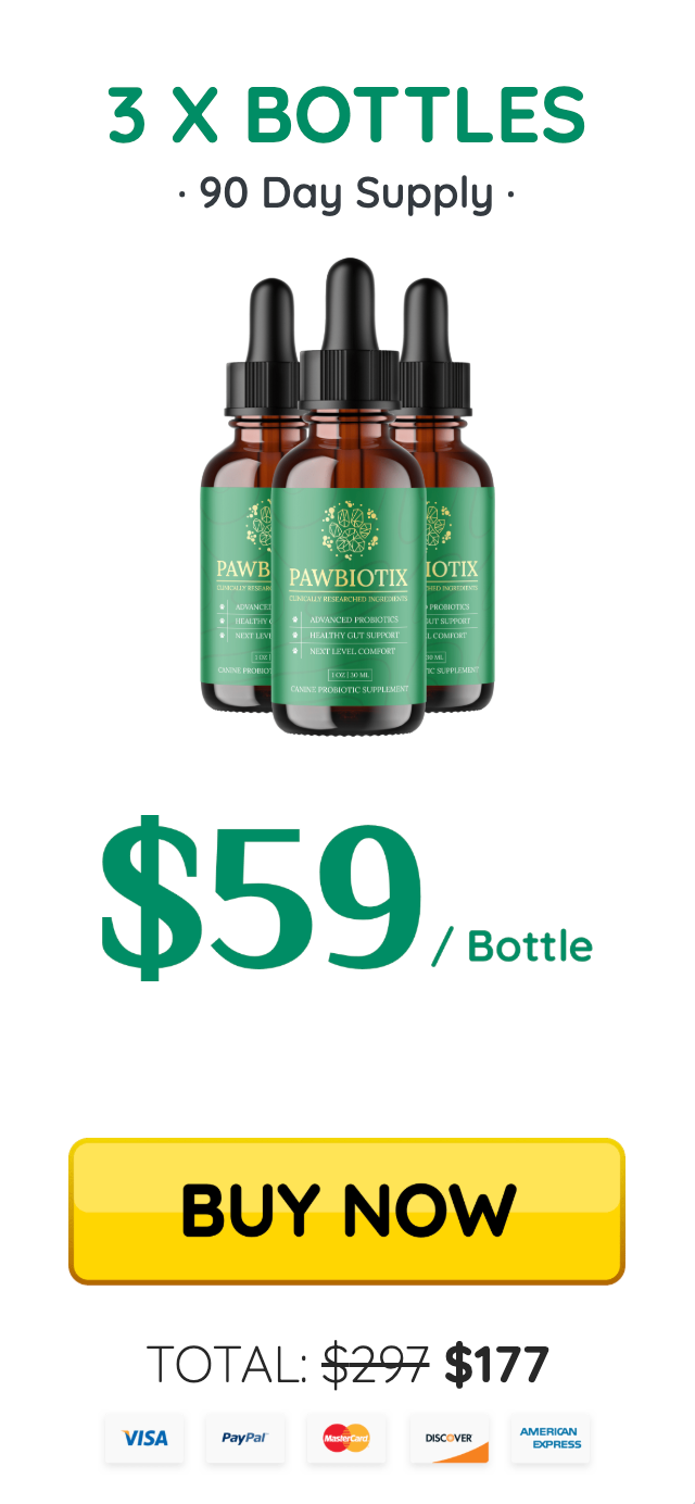 Pawbiotix Buy 3 Bottles